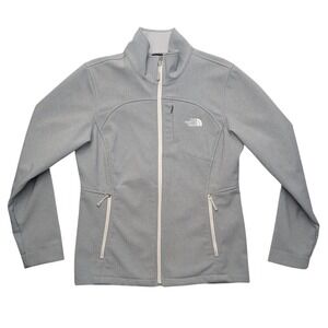 The North Face Apex Bionic Jacket Womens Large Grey Full Zip Softshell